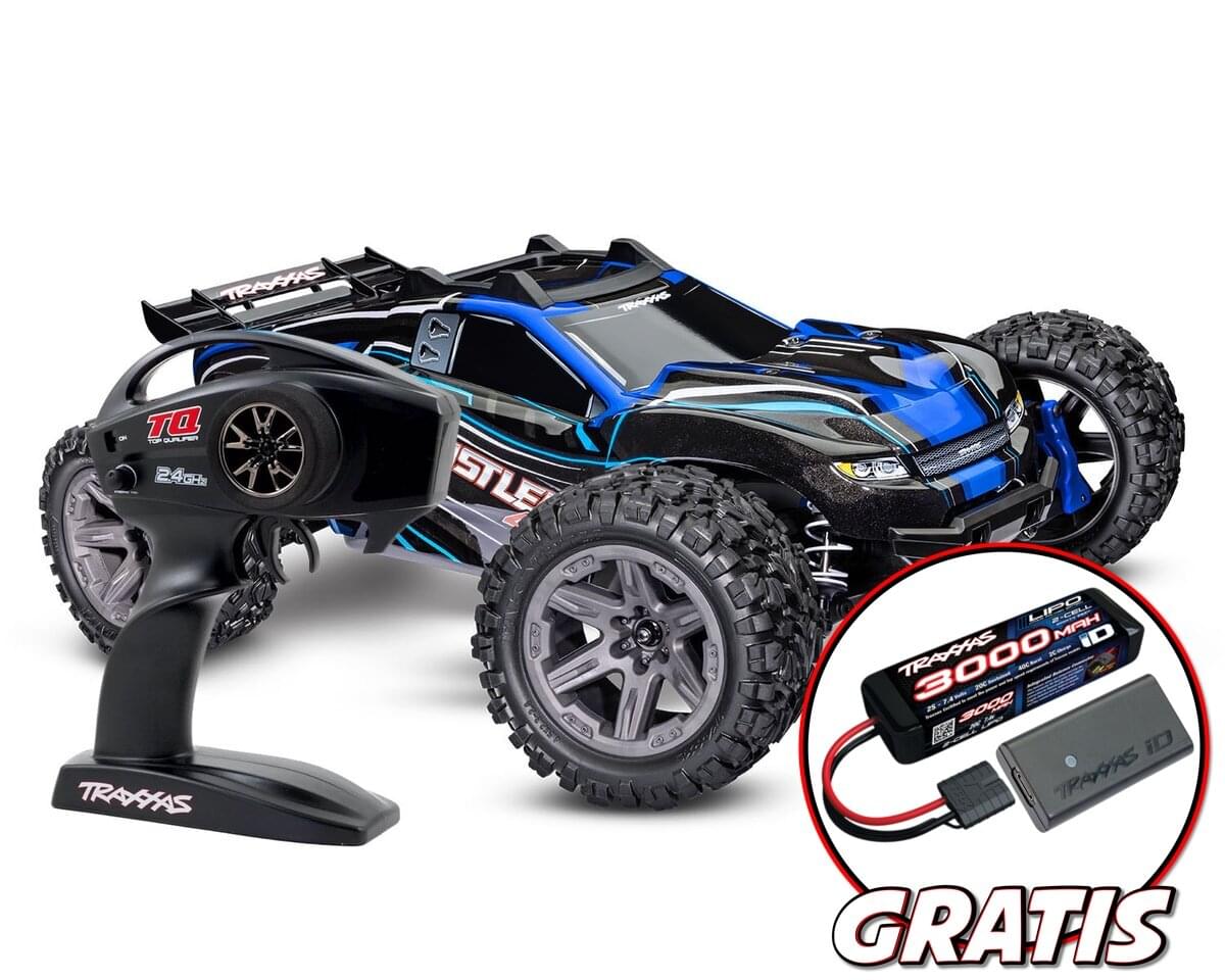 Traxxas Rustler 4x4 BL-2s RTR 67164-4 bleu