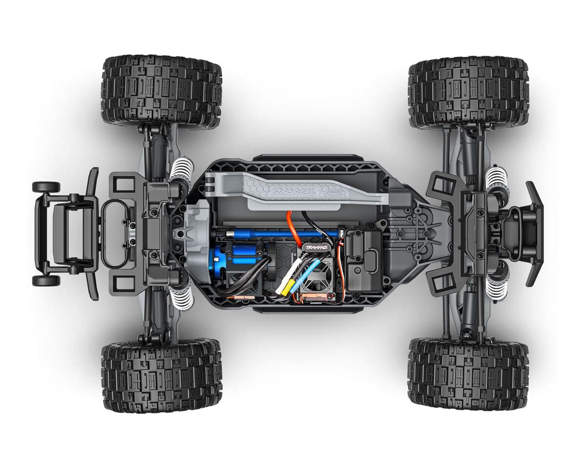 Traxxas Rustler VX3 Brushless HD 1/10 RTR - 67464-4 fushia - Breizh Modélisme.