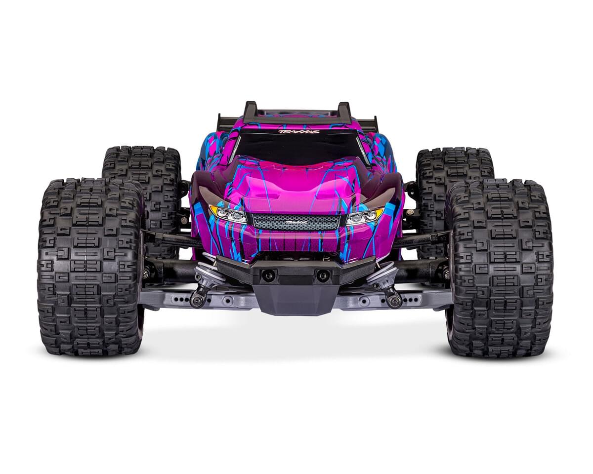 Traxxas Rustler VX3 Brushless HD 1/10 RTR - 67464-4 fushia - Breizh Modélisme.