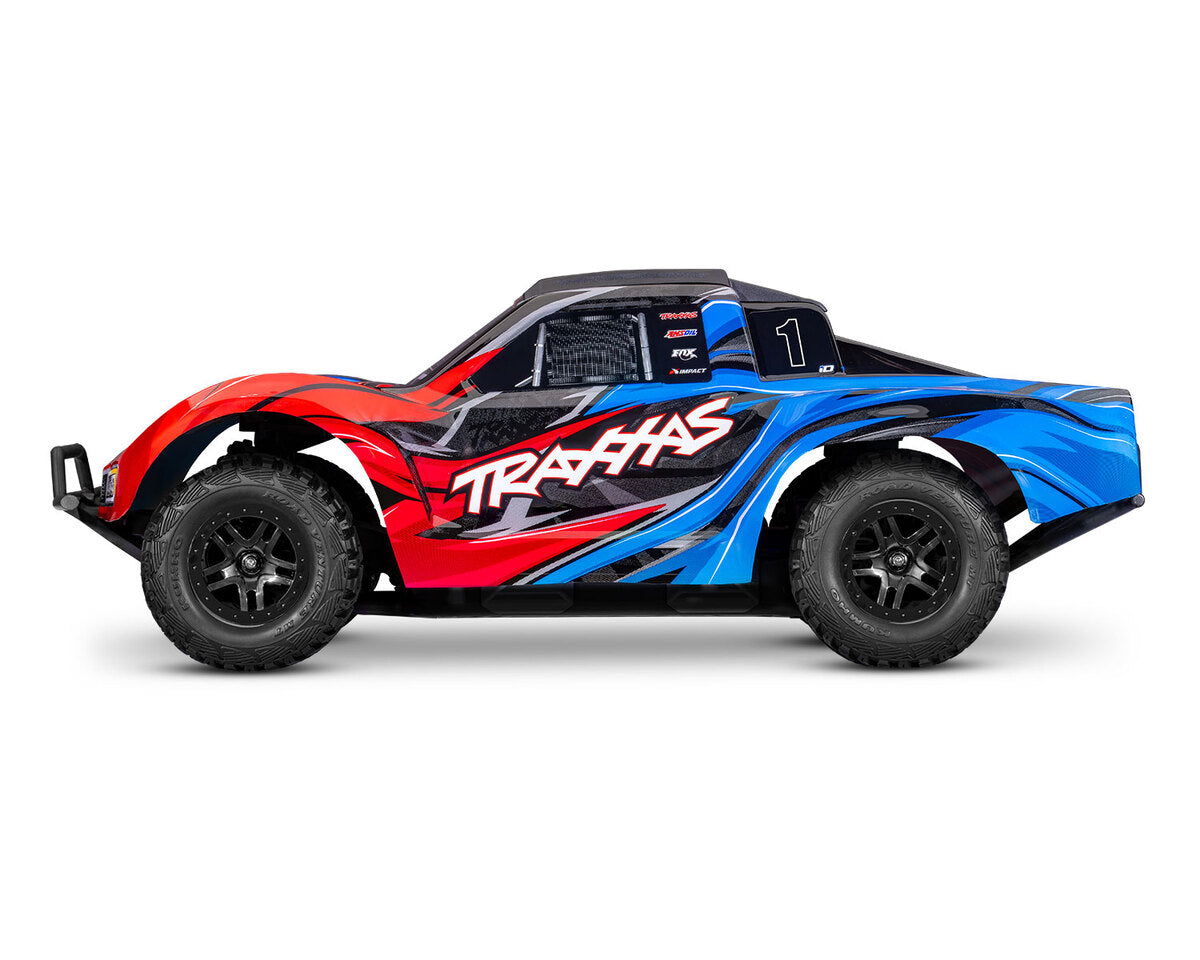 Traxxas Slash 4x4 VX3 Brushless rouge 68454-4 - Breizh Modélisme.