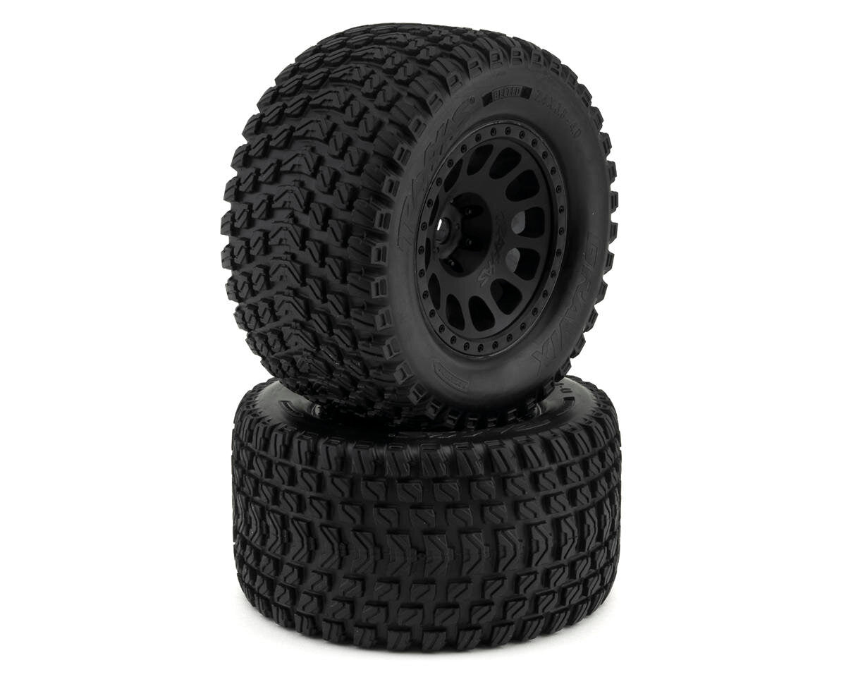 2 Pneus et jantes Gravix Belted pour Traxxas XMaxx / XRT 7862 - Breizh Modélisme.