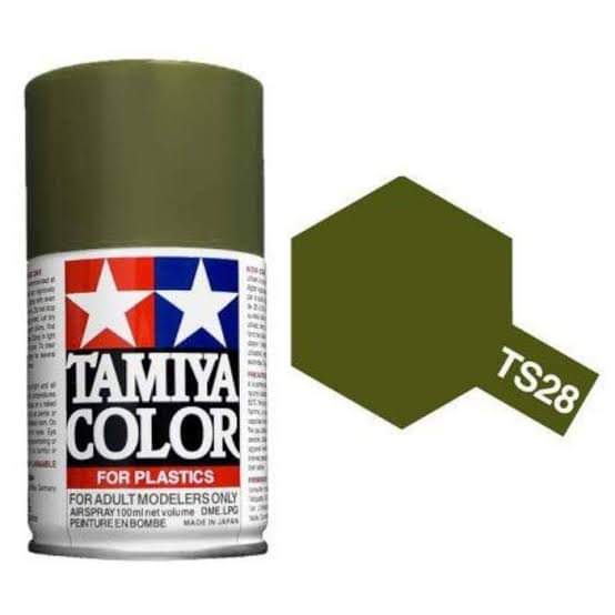 Peinture Maquette TS28 Olive Drab 2 mat - Tamiya 85028