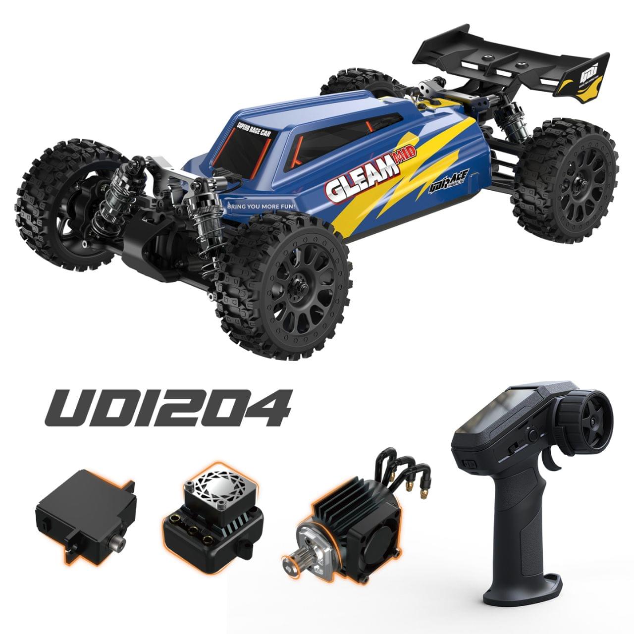 Buggy UDI RC Gleam 1/12 Brushless 55km/h RTR 4WD UD1204