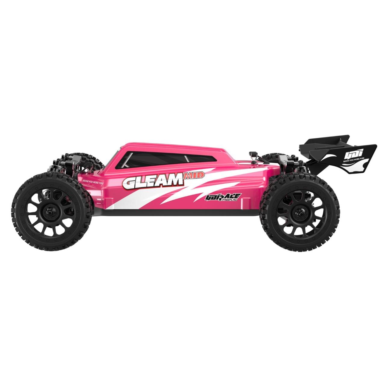 Buggy UDI RC Gleam 1/12 Brushless 55km/h RTR 4WD UD1204 rose - Breizh Modélisme.