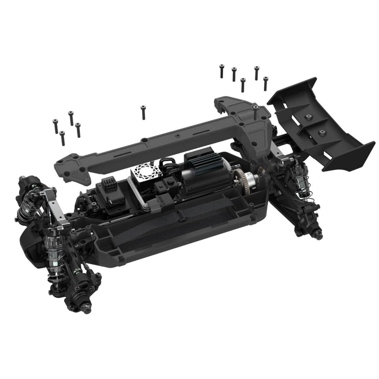 Buggy UDI RC Gleam PRO 1/12 Brushless RTR 4WD UD1204 - Breizh Modélisme.