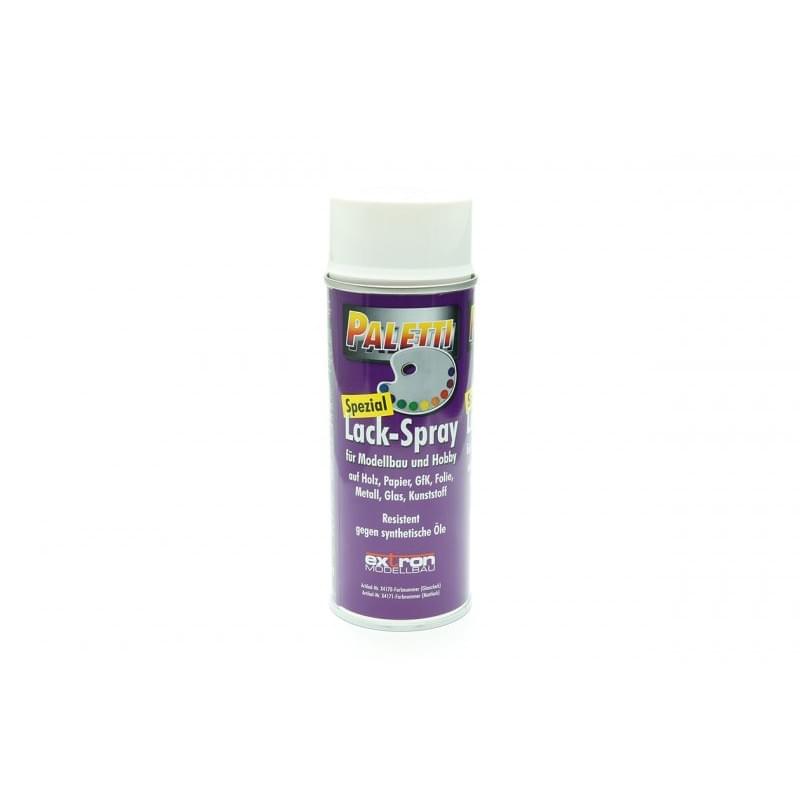Peinture aérosol vernis transparent brillant 400ml Paletti - RAL0010
