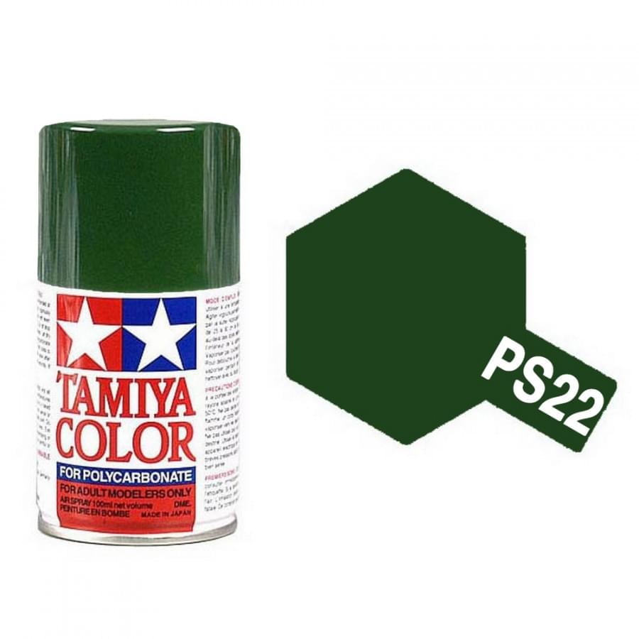 Peinture Lexan PS22 vert - Tamiya 86022