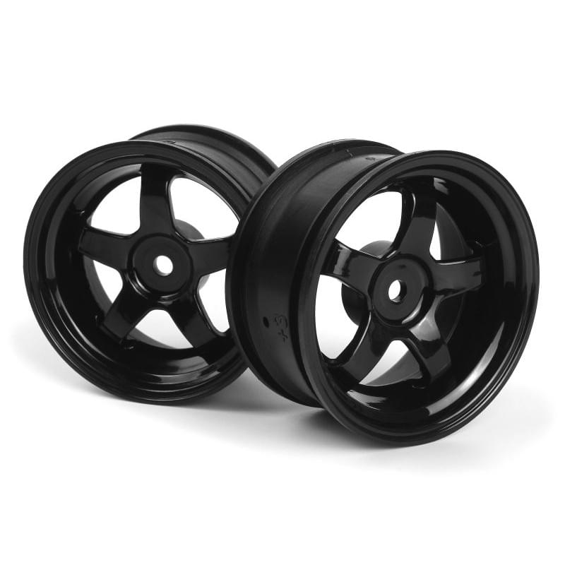 2 jantes Work Meister S1 noire 26mm 3mm HPI 160524 - Breizh Modélisme.