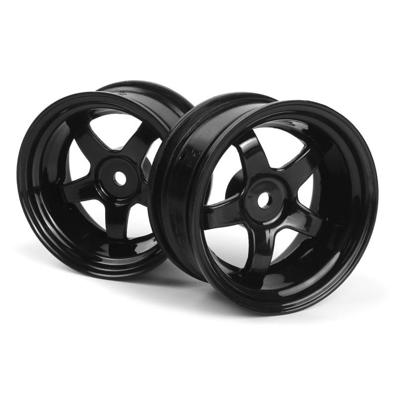 2 jantes Work Meister S1 noire 26mm 6mm HPI 160525 - Breizh Modélisme.