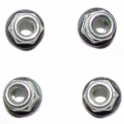 4 écrous de roues Blackzon 15-WJ02 - 534732 - Breizh Modélisme.