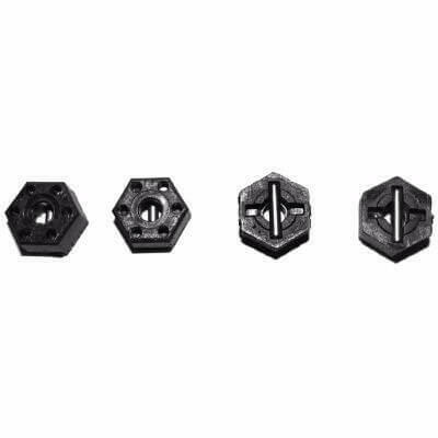 4 Hexagones de roues 15-ZJ07 - Funtek MT12 - 534729 - Breizh Modélisme.