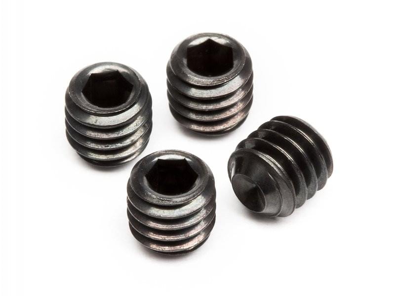 4 Vis sans Tete 6 pans M4x4mm - Breizh Modélisme.