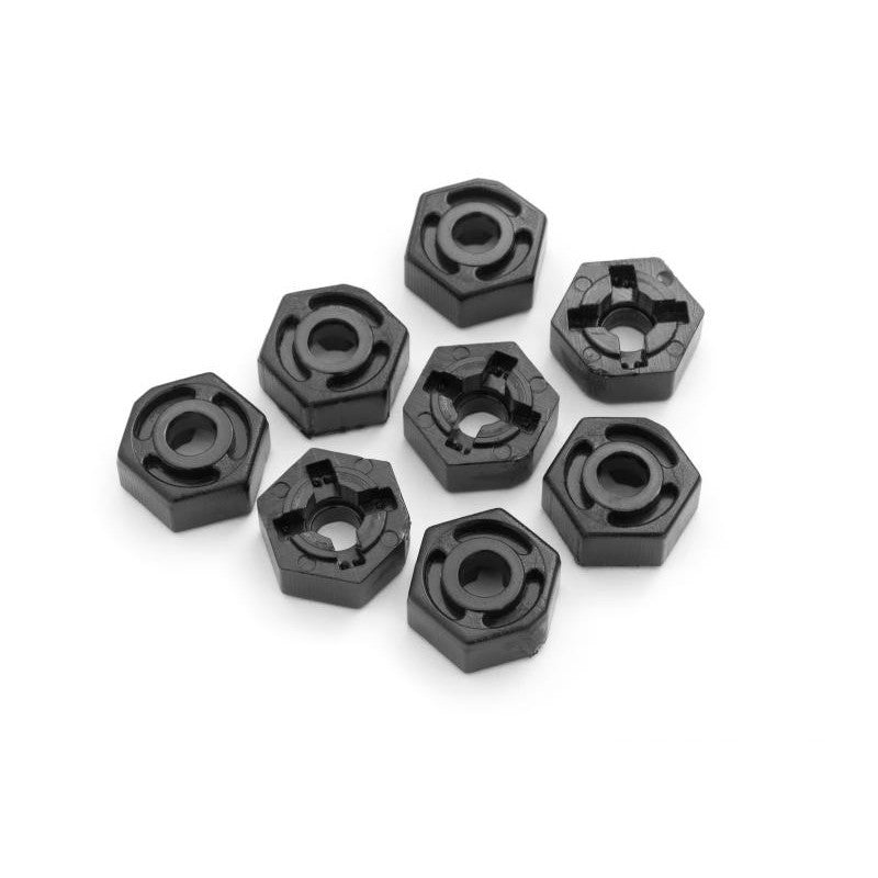 8 Hexagones de roues Blackzon Slayer 1/16 - 540041 - Breizh Modélisme.