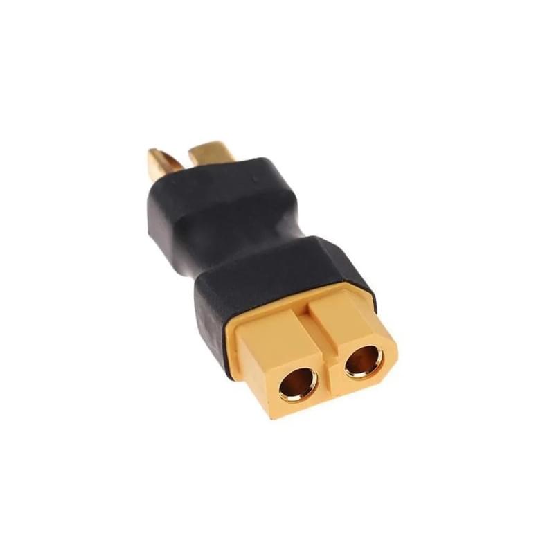 Adaptateur HPI XT60 Female vers T-Plug Male - Breizh Modélisme.
