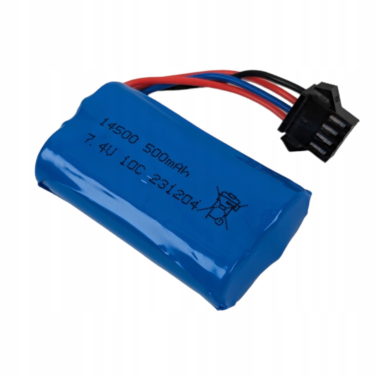 Batterie Li-ion 7.4v 500mAh pour Huina 1573 - 534438 - Breizh Modélisme.