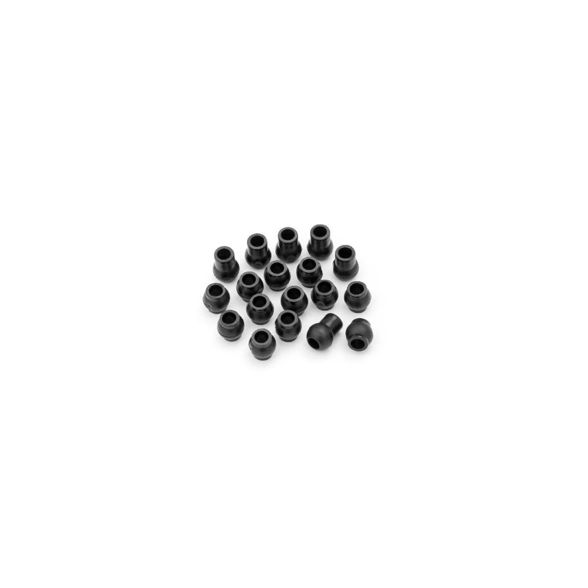 Boules pivotantes en plastique complètes - Blackzon 540031 - Breizh Modélisme.