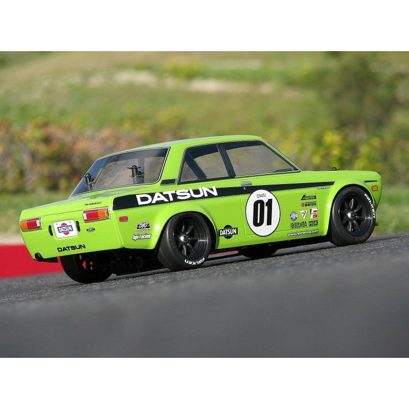 Carrosserie 1/10 piste DATSUN 510 (WB225MM.F0/R3MM) HPI 7209 - Breizh Modélisme.