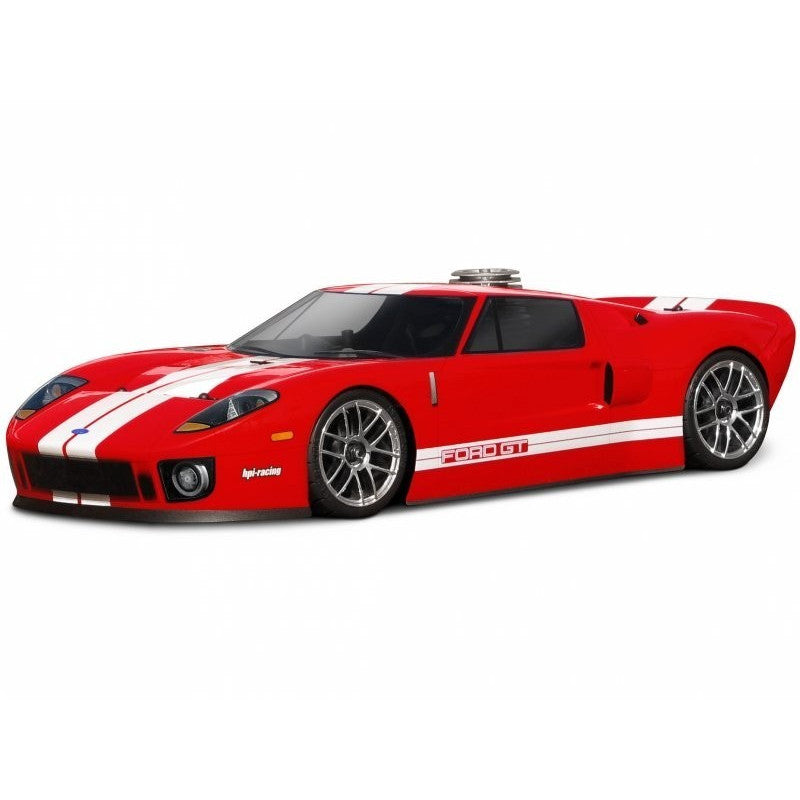 Carrosserie 1/10 piste FORD GT (200MM/WB255MM) Non peinte HPI 7495 - Breizh Modélisme.