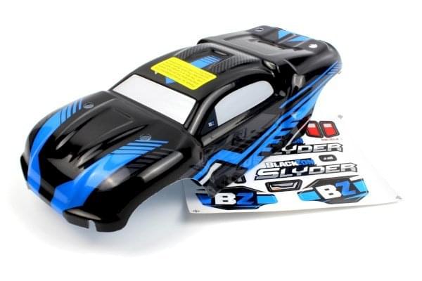 Carrosserie bleu/noir Blackzon pour Slyder ST - 540107 - Breizh Modélisme.