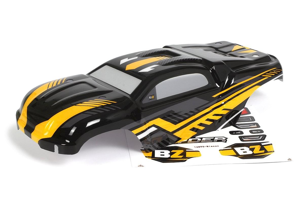 Carrosserie jaune/noir Blackzon pour Slyder ST Turbo - 540259 - Breizh Modélisme.