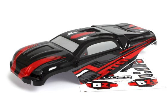 Carrosserie peinte Blackzon Slyder ST (noir/rouge) - 540192 - Breizh Modélisme.
