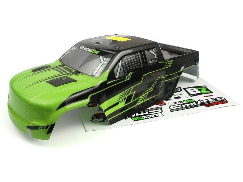 Carrosserie vert/noir Blackzon pour Smyter MT Turbo - 540233 - Breizh Modélisme.