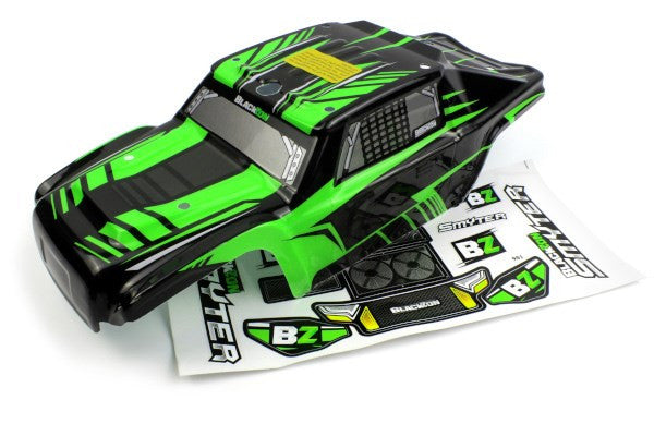 Carrosserie verte avec stickers Blackzon Smyter DT 540177 - Breizh Modélisme.