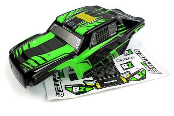 Carrosserie verte avec stickers Blackzon Smyter DT 540177 - Breizh Modélisme.