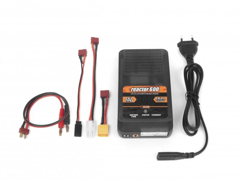 Chargeur rapide Batterie Lipo /Ni-Mh 5A HPI Reactor 600 - Breizh Modélisme.