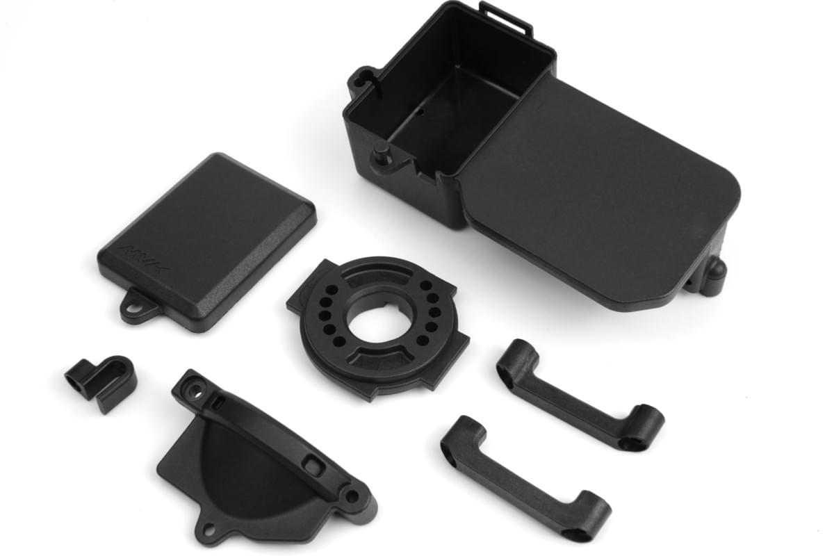 Ensemble de support moteur et récepteur (Quantum2) MV150425 - Breizh Modélisme.