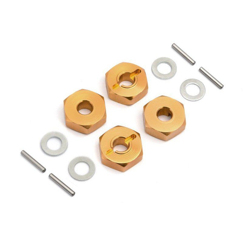 Hexagone de roue Alu 14mm (x4) Quantum XT Flux - Maverick MV150233 - Breizh Modélisme.