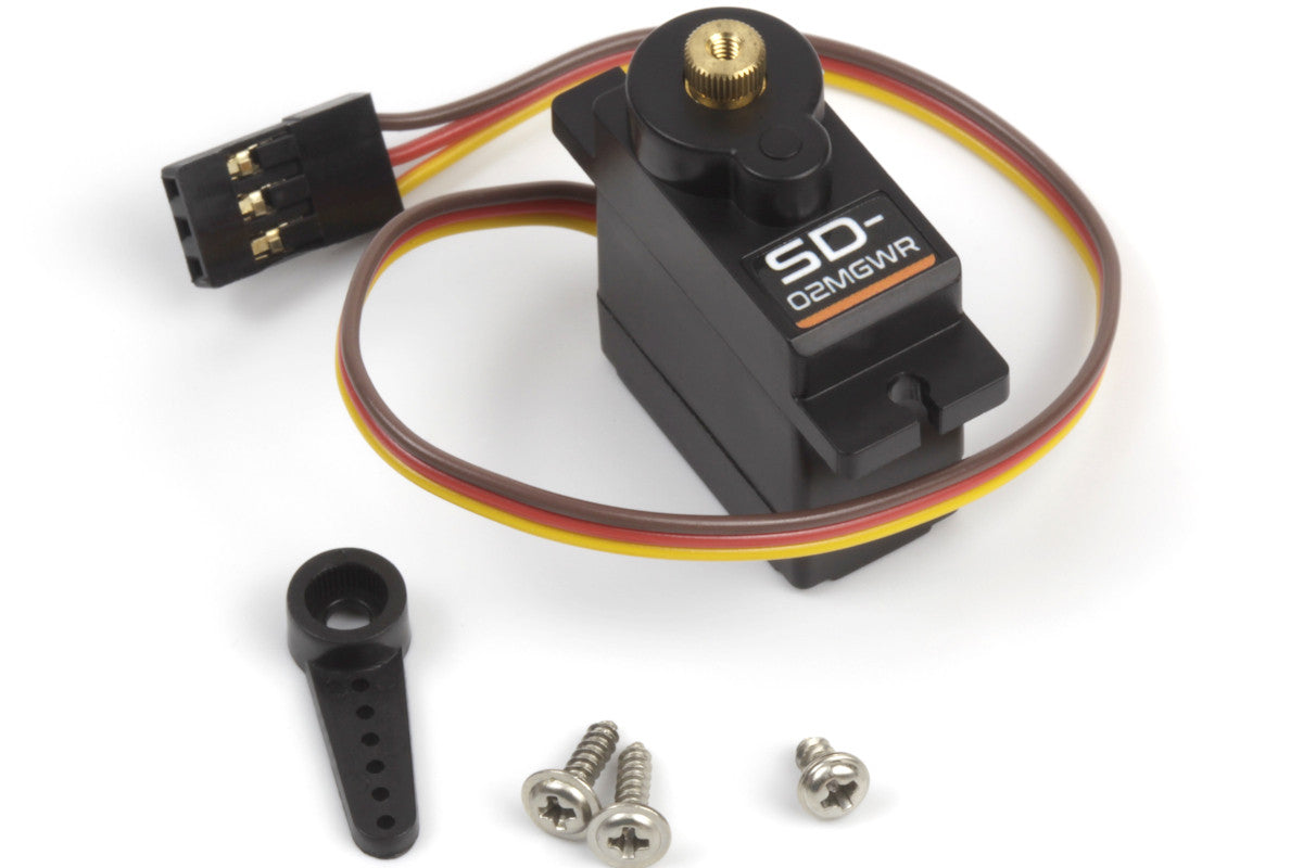 HPI SD-02WR Micro Servo (6,0 V/1,5 kg/engrenage métallique) HP160860 - Breizh Modélisme.