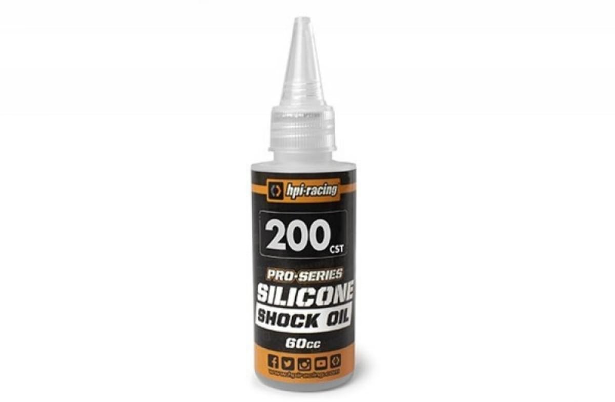 Huile d'amortisseurs HPI Racing Pro Series 200Cst 60cc - HP160382 / 20WT - Breizh Modélisme.