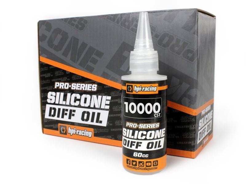 Huile différentiel 10 000 cst HPI Pro série 60ml - 160391 - Breizh Modélisme.