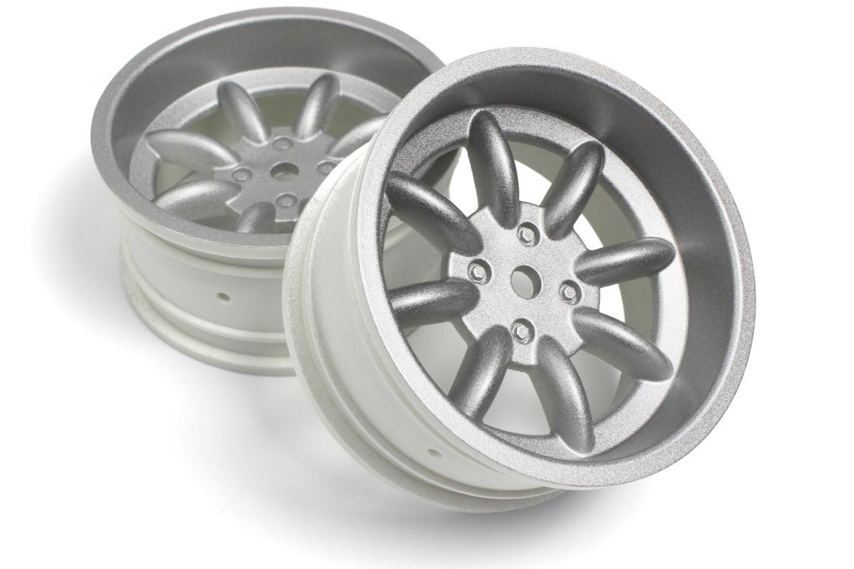 Jante HPI Racing FS-15 Sport 8 rayons Argent 26 mm (OS 6 mm/Pr) HP160541 - Breizh Modélisme.
