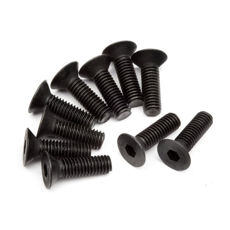Lot de 10 vis M3X10MM HPI Z083 - Breizh Modélisme.