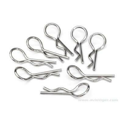 Lot de 8 Clips de Carrosserie Maverick 1/10 - MV22029 - Breizh Modélisme.