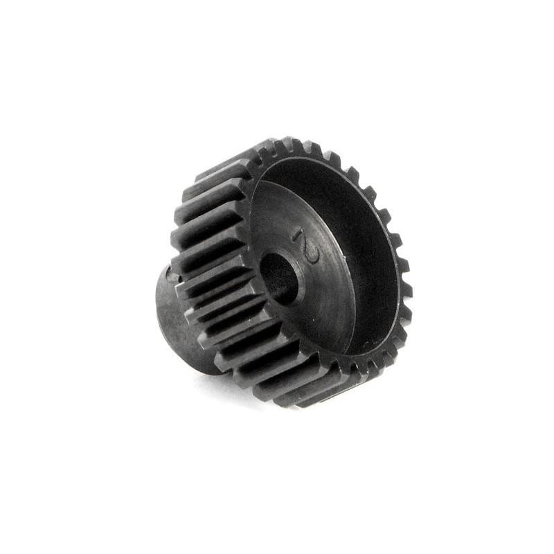 Pignon moteur 1/10 (48DP) 27T HPI 6927 Axe 3.175mm - Breizh Modélisme.