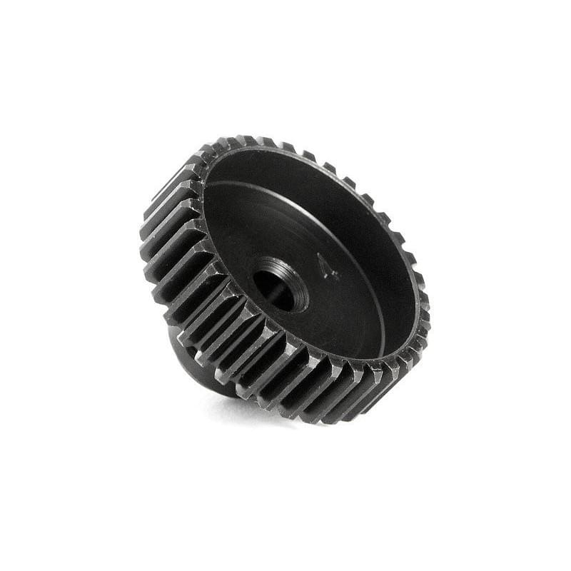 Pignon moteur 1/10 (48DP) 34T HPI 6934 Axe 3.175mm - Breizh Modélisme.