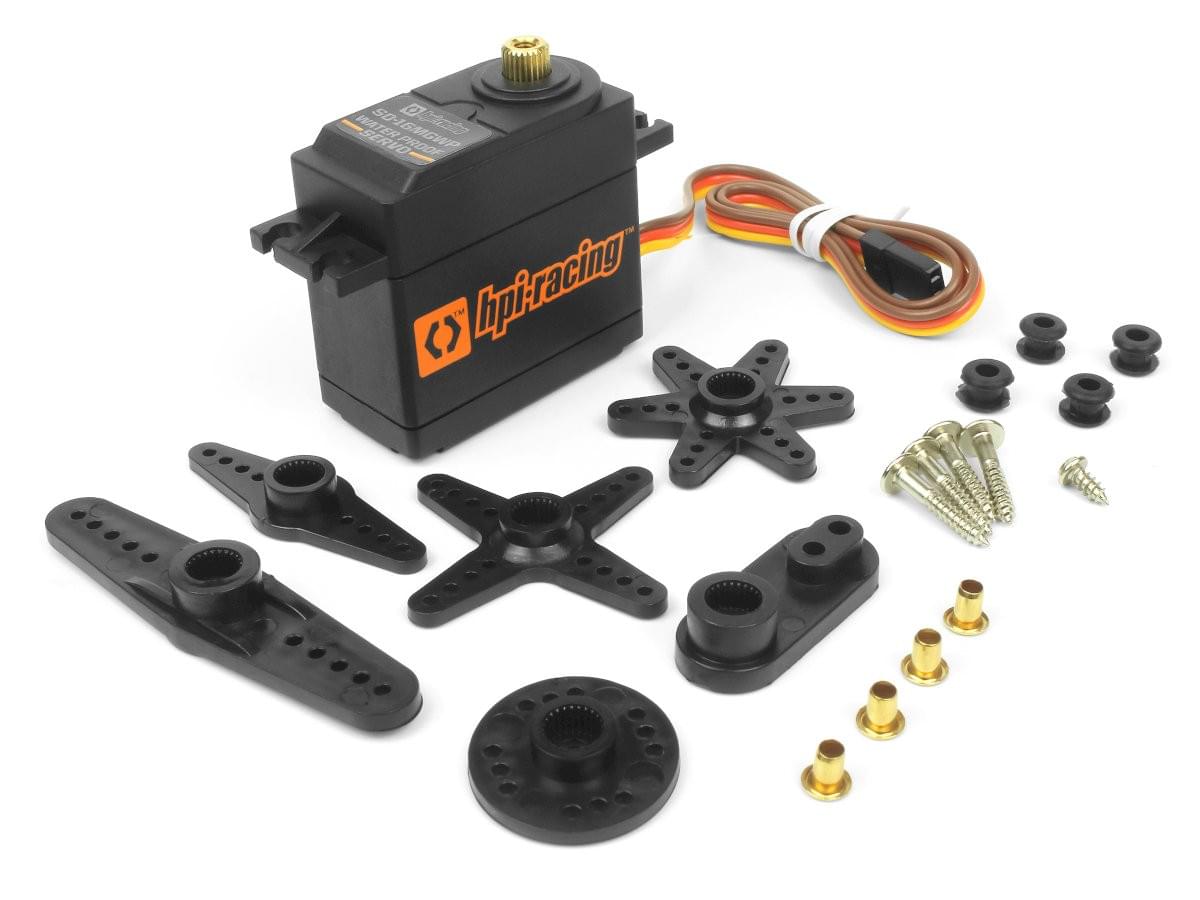 Servo HPI Racing SD-16MGWP pignon métal - HP160545 - Breizh Modélisme.