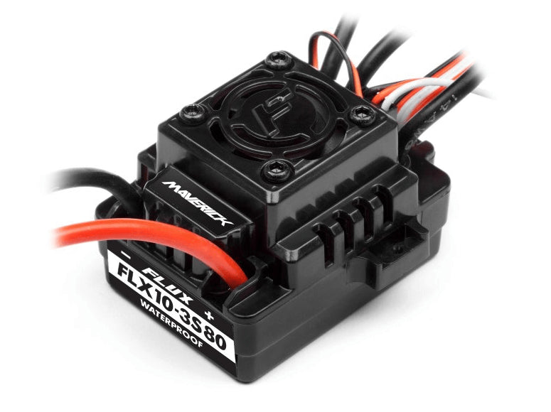 Variateur Maverick FLX10-3S80 Flux Waterproof ESC MV150238 - Breizh Modélisme.