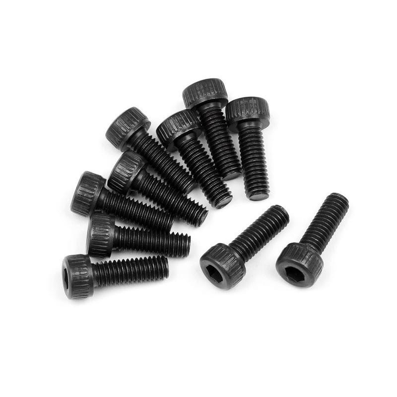 Visseries HPI 107889 M2.5x8mm (10pcs) - Breizh Modélisme.