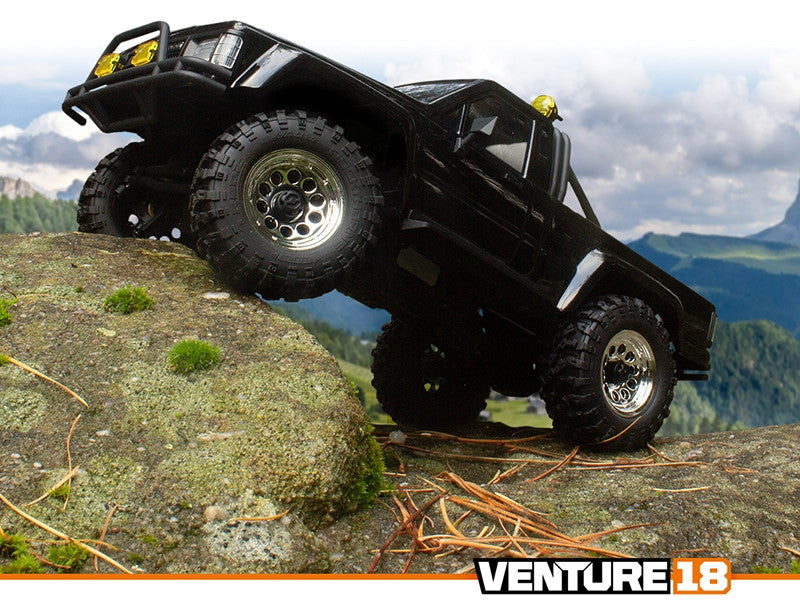 Crawler HPI Venture18 1985 Toyota Hilux SR5 brushless noir 160802 - Breizh Modélisme.