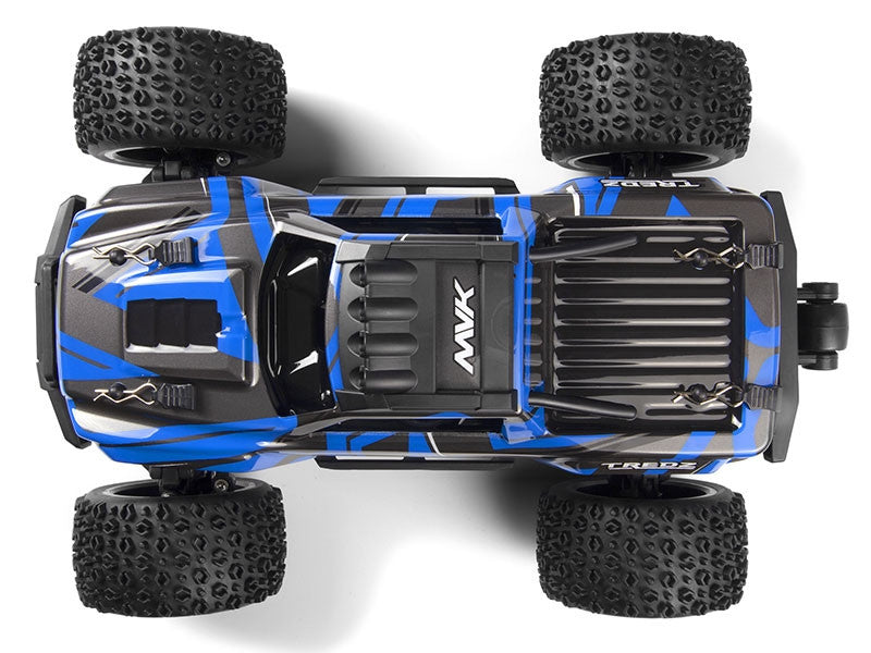 Monstertruck RC 1/18 Maverick Atom 150565 bleu - Breizh Modélisme.