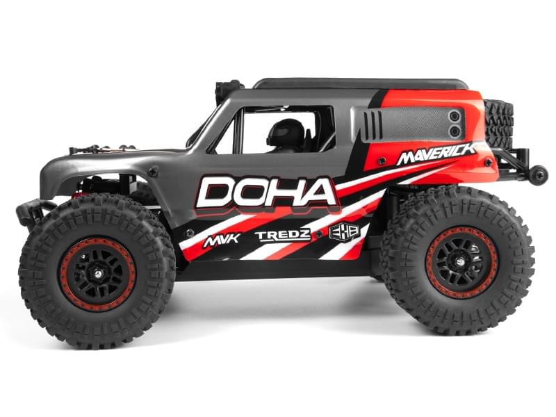 Voiture télécommandée 1/20 Maverick Doha 150701 rouge - Breizh Modélisme.