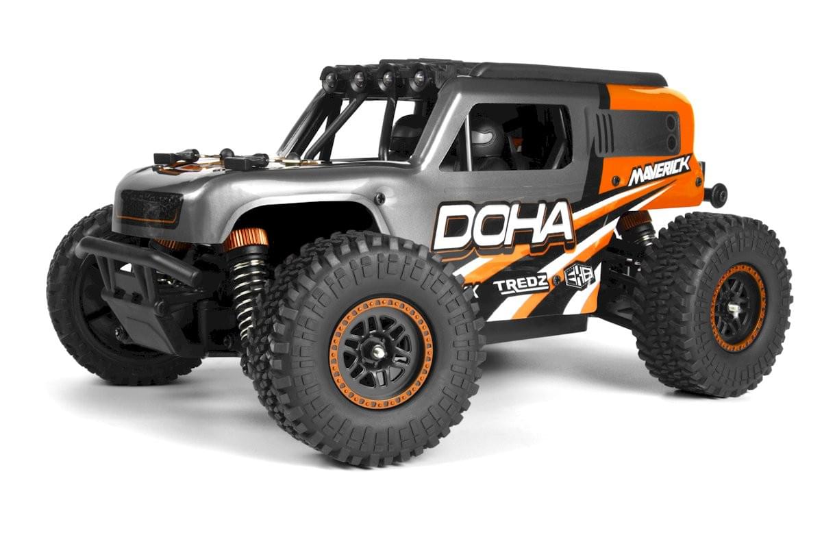 Voiture télécommandée 1/20 Maverick Doha 150702 orange - Breizh Modélisme.
