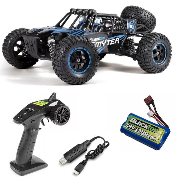 Buggy RC Blackzon Smyter DB Bleu XL avec leds 540115 - Breizh Modélisme.