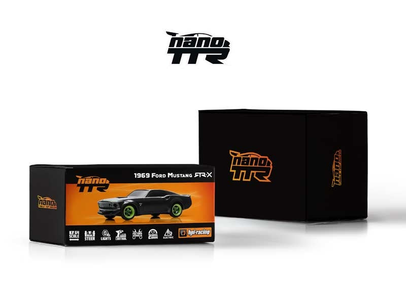 HPI nano-TTR 1969 Ford Mustang RTR-X 160980 - Breizh Modélisme.