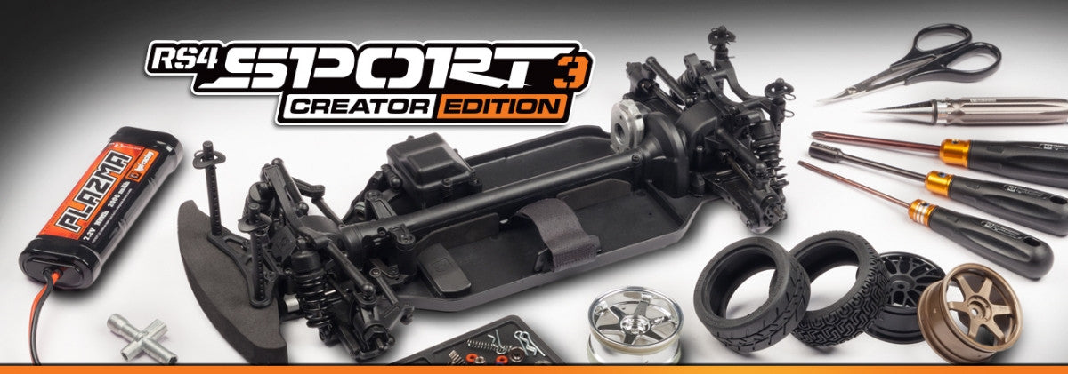 HPI RS4 Sport 3 Creator Edition KIT à monté 118000 - Breizh Modélisme.