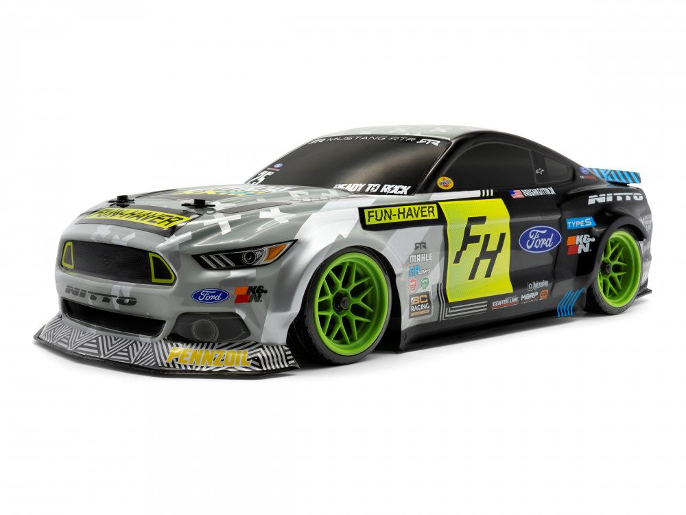 HPI Voiture RC Drift 1/10 Sport 3 Drift VGJR Fun Haver Mustang V2 - 120094 - Breizh Modélisme.